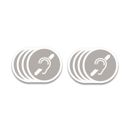 Audio Accessible Sign - Symbol Only - 8 Pack