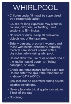 British Columbia Whirlpool Rules Sign