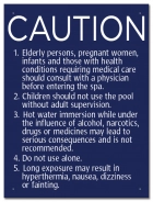 California Spa Rules Sign