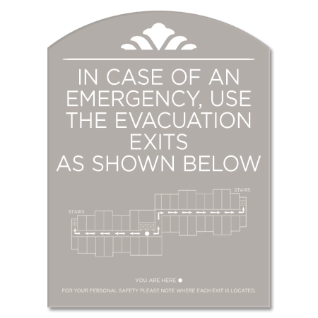 Emergency Exits Evacuation Plan