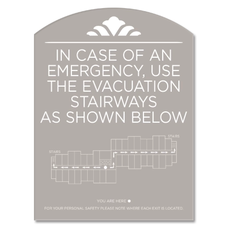 Emergency Stairways Evacuation Plan