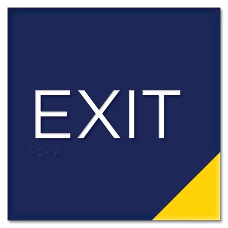 Exit Egress Sign - CA Compliant