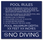 Florida Pool Rules Sign