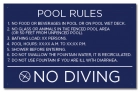Florida Splash Pad Rules Signage