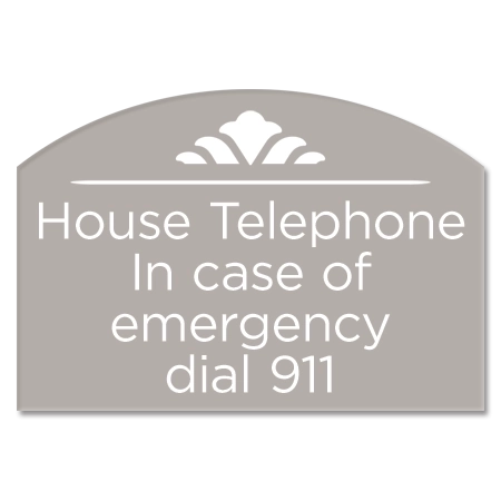 In Case of Emergency Sign