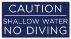Maricopa County, Arizona No Diving Sign