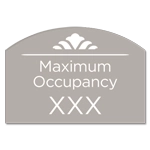 Maximum Occupancy Sign