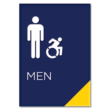 Men Sign w/Male & Dynamic ISA Symbols