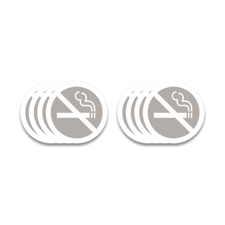 No Smoking - Symbol Only - 8 Pack