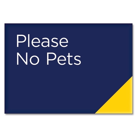 Please No Pets Signs