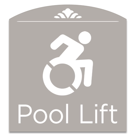 Pool Lift w/Dynamic ISA Symbol - Large
