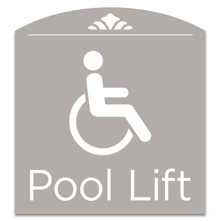 Pool Lift w/ISA Symbol - Large