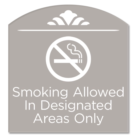 Smoking Allowed in Designated Areas Sign