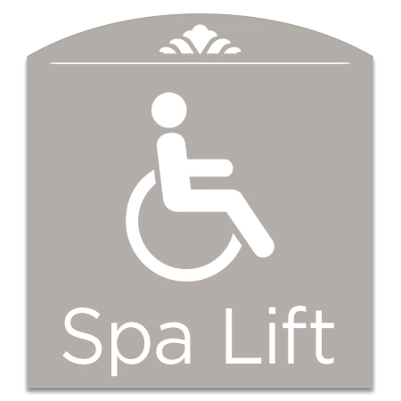 Spa Lift w/ISA Symbol - Large