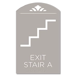 Stairway Exit Sign - DC Compliant