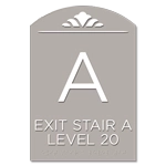 Stairway ID Sign - NYC Compliant