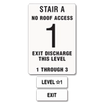 Stairwell ID (Exit Level) - Outside NYC 3 Floors or Less
