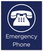 State Pool Sign - Emergency Phone - Illinois Compliant