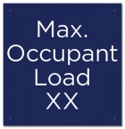 State Pool Sign - Max Occupancy - California