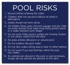 State Pool Sign - Pool Rules - Georgia Compliant