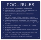 State Pool Sign - Pool Rules - Montana Compliant