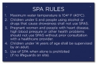 State Pool Sign - Spa Rules - Mississippi