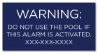 Utah Alarm Warning Sign