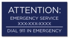 Utah Emergency Pool Sign