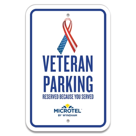 Veteran Parking Sign