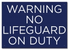 Warning: No Lifeguard on Duty - Missouri