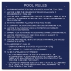 Washington Pool Rules Sign