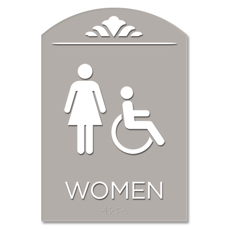 Women Sign w/Female & ISA Symbols