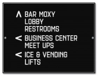7-Line Directional Sign