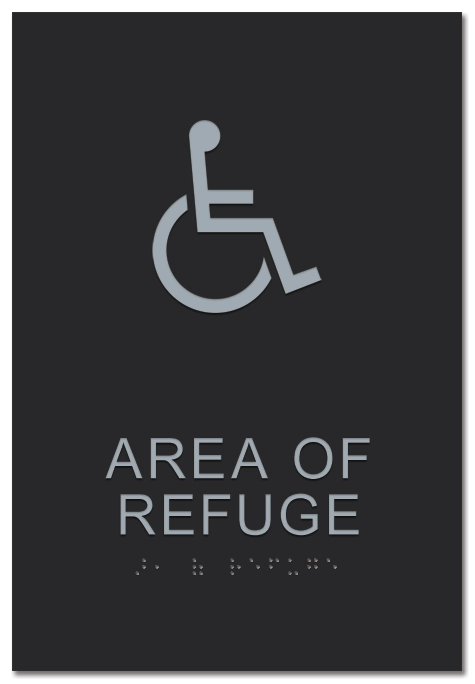 Area of Refuge Sign - ISA Symbol