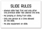 Arkansas Slide Rules Sign