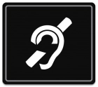 Audio Accessible Symbol Only Decal - Pack of 15