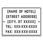 Business Center Info Sign