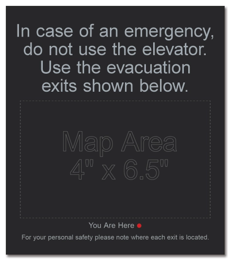 Elevator Evacuation Map (Evacuation Exits)