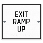 Exit Ramp UpEgress Sign - CA Compliant