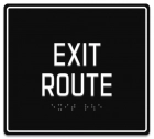 Exit RouteEgress Sign - CA Compliant(Back of House)