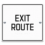 Exit RouteEgress Sign - CA Compliant