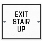 Exit Stair UpEgress Sign - CA Compliant