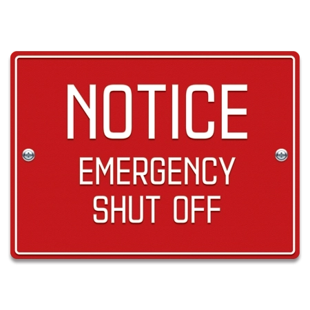 Fire Pit Notice Sign