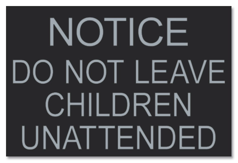 Fire Pit Notice Sign