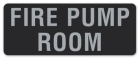 Fire Pump Room Label