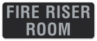 Fire Riser Room Label