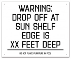 Florida Sun Shelf Warning Sign