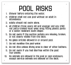 Georgia Pool Risks Warning Sign