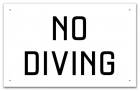 Idaho No Diving Sign