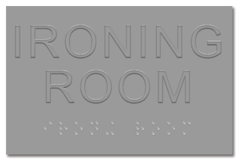 Ironing Room Sign